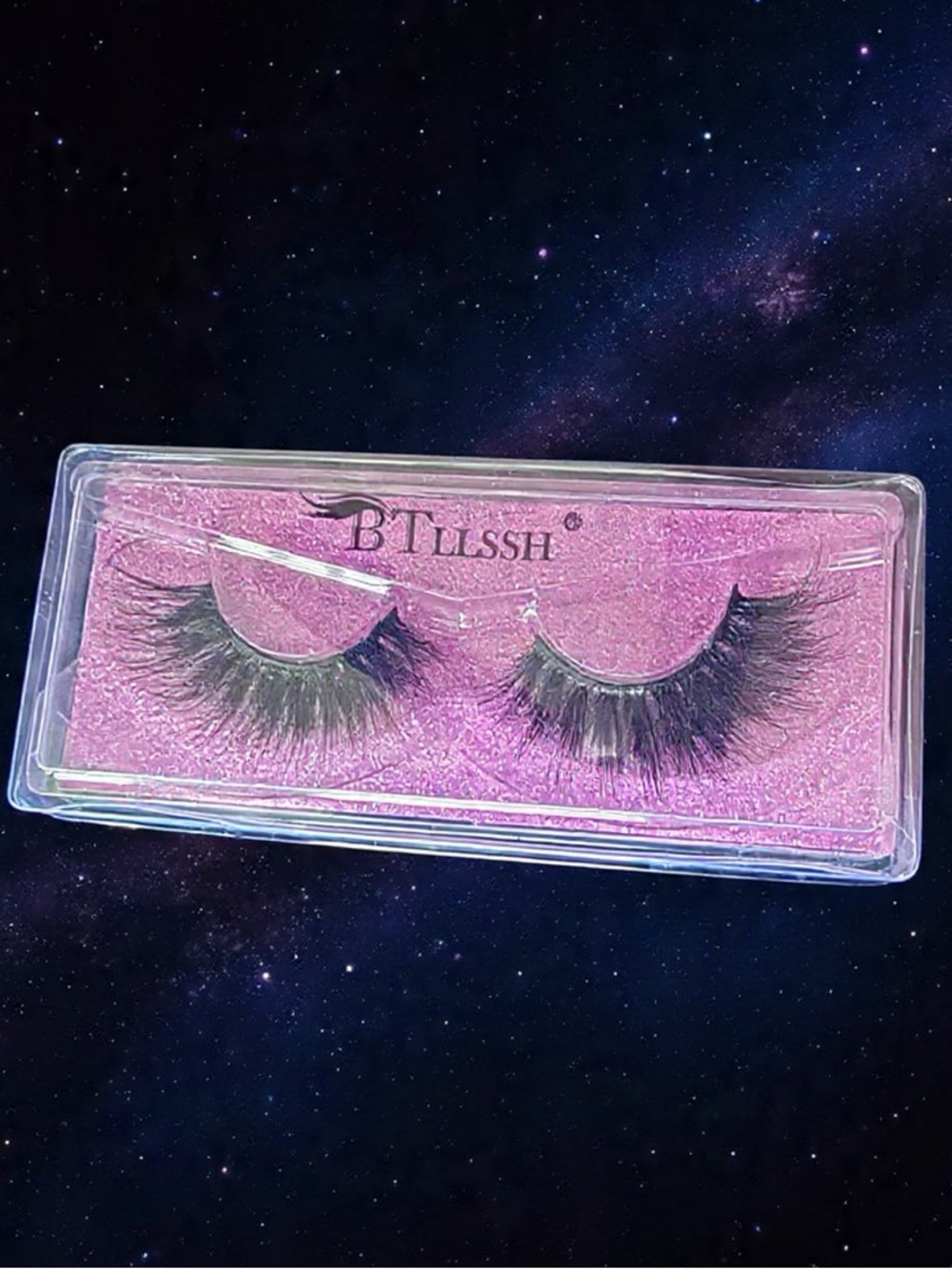 Pink Flared Volume False Eyelashes